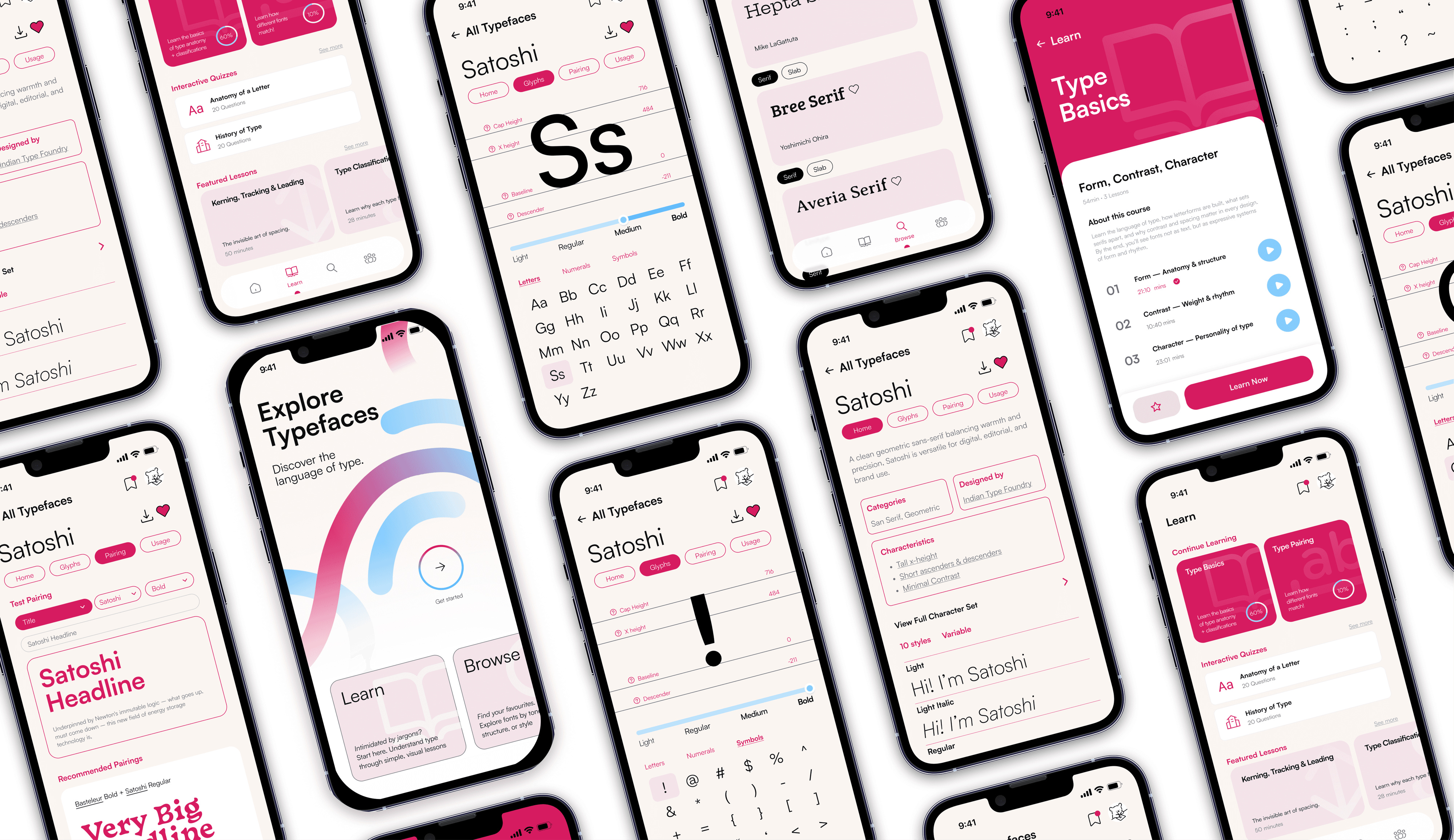 Typistry screens across many phones